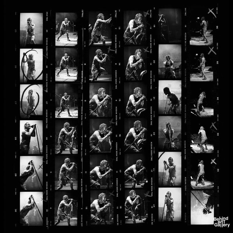 NINE INCH NALS WOODSTOCK CONTACT SHEET 1