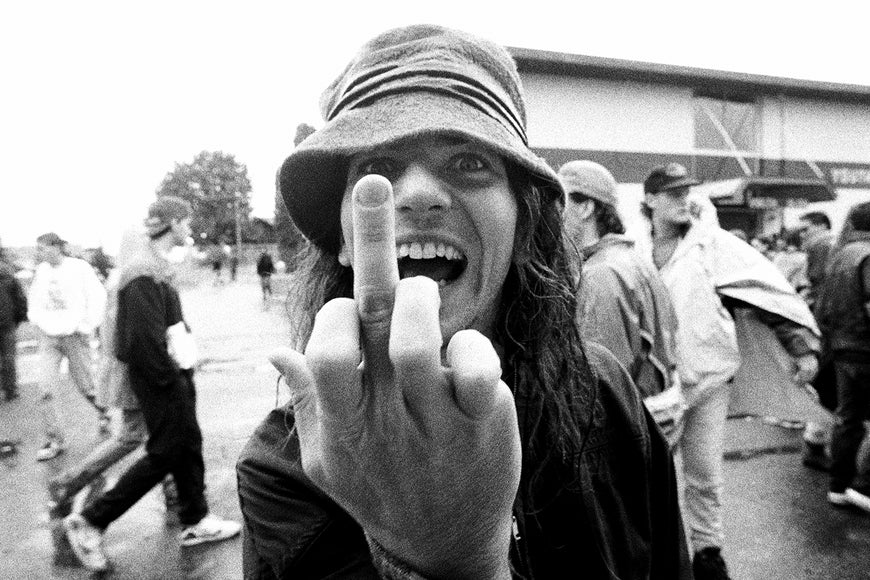 EDDIE VEDDER LOLLAPALOOZA BACKSTAGE